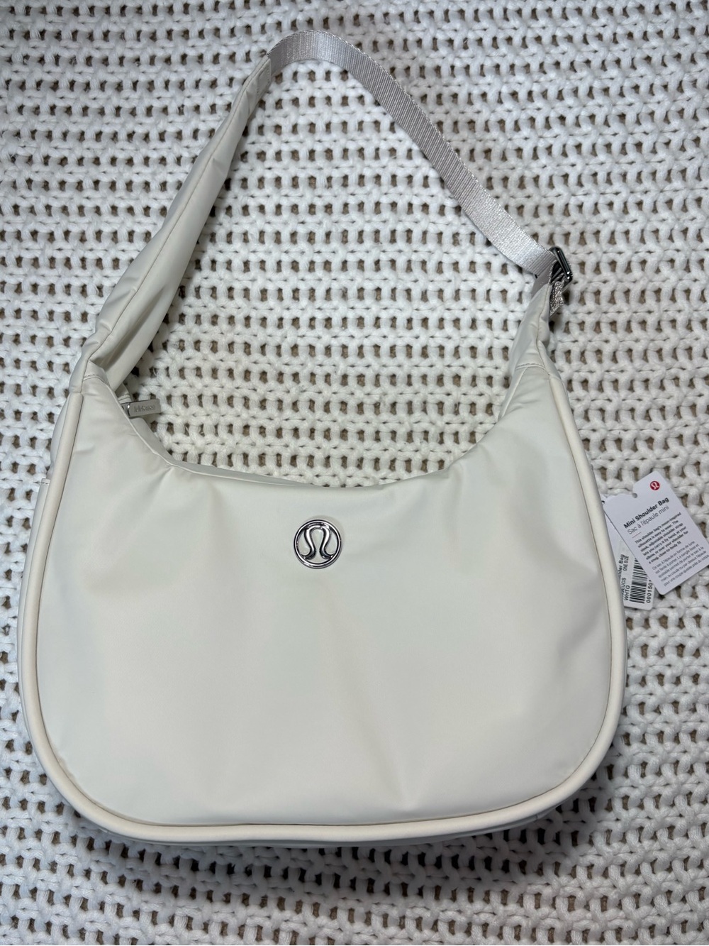 NWOT lululemon mini shoulder bag in white opal 4L